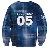 Custom Scotland Football Sweatshirt Ice Hole Celtic Thistle Tartan Flower Patterns