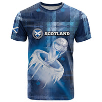Custom Scotland Football T Shirt Ice Hole Celtic Thistle Tartan Flower Patterns