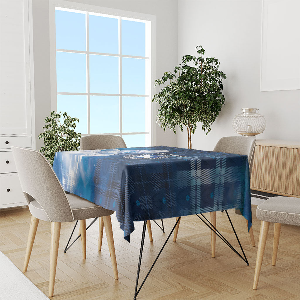 Scotland Football Tablecloth Ice Hole Celtic Thistle Tartan Flower Patterns