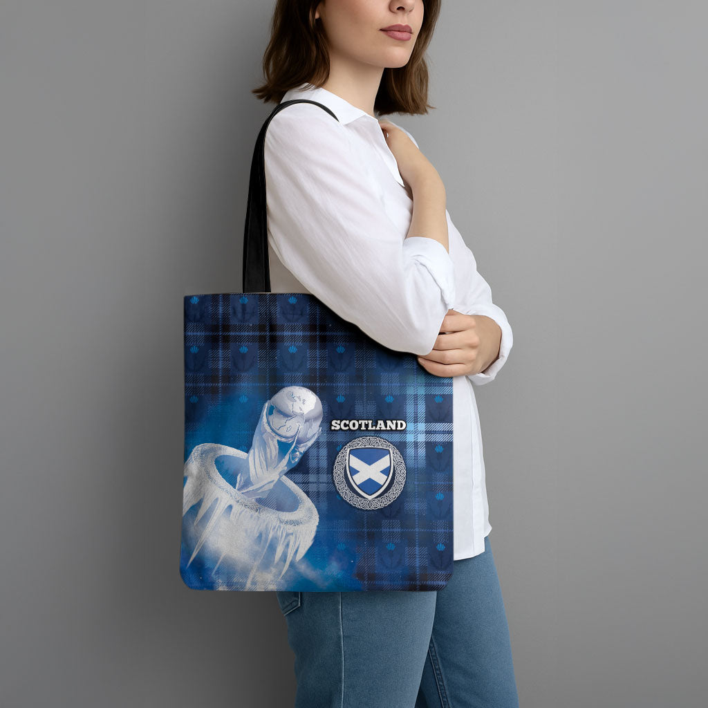 Scotland Football Tote Bag Ice Hole Celtic Thistle Tartan Flower Patterns