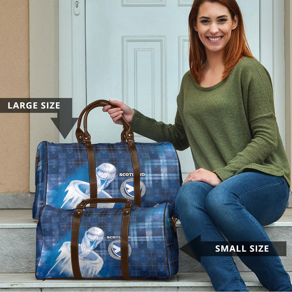 Scotland Football Travel Bag Ice Hole Celtic Thistle Tartan Flower Patterns
