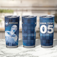 Custom Scotland Football Tumbler Cup Ice Hole Celtic Thistle Tartan Flower Patterns