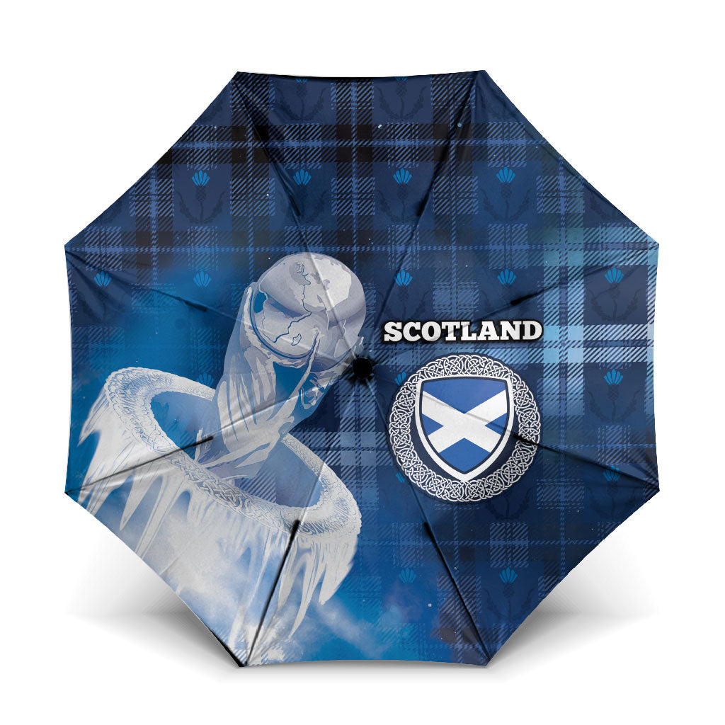Scotland Football Umbrella Ice Hole Celtic Thistle Tartan Flower Patterns