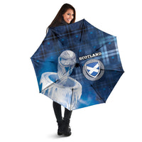 Scotland Football Umbrella Ice Hole Celtic Thistle Tartan Flower Patterns