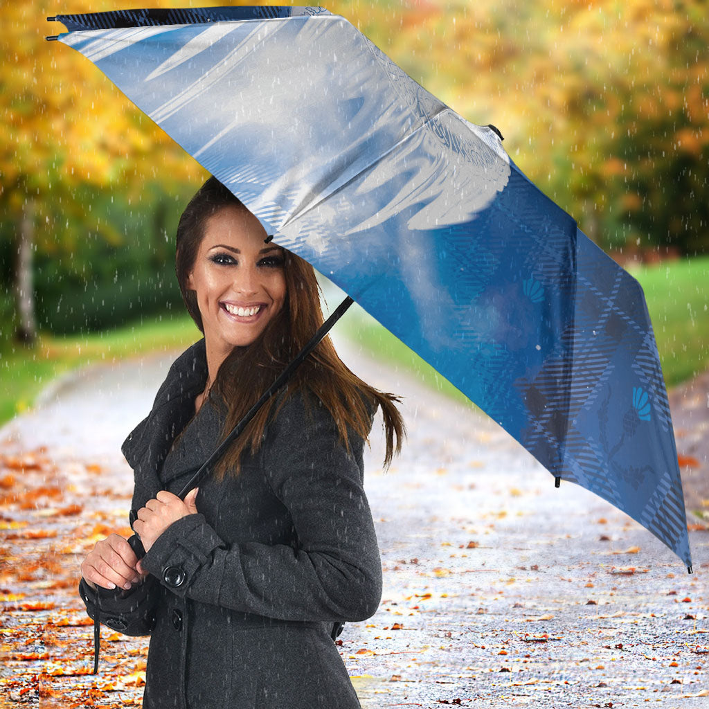 Scotland Football Umbrella Ice Hole Celtic Thistle Tartan Flower Patterns