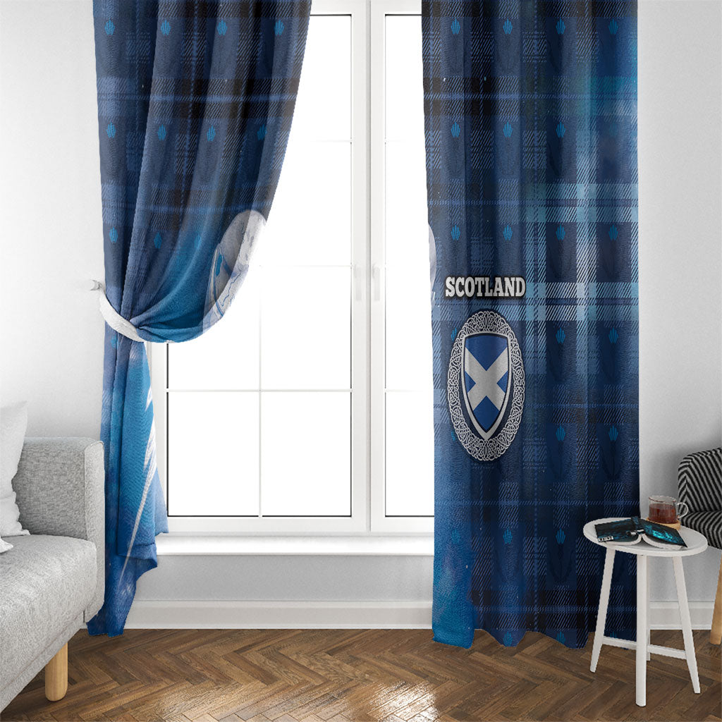 Scotland Football Window Curtain Ice Hole Celtic Thistle Tartan Flower Patterns