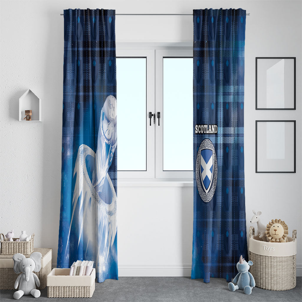 Scotland Football Window Curtain Ice Hole Celtic Thistle Tartan Flower Patterns