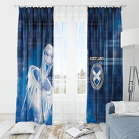 Scotland Football Window Curtain Ice Hole Celtic Thistle Tartan Flower Patterns