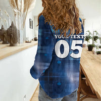 Custom Scotland Football Women Casual Shirt Ice Hole Celtic Thistle Tartan Flower Patterns