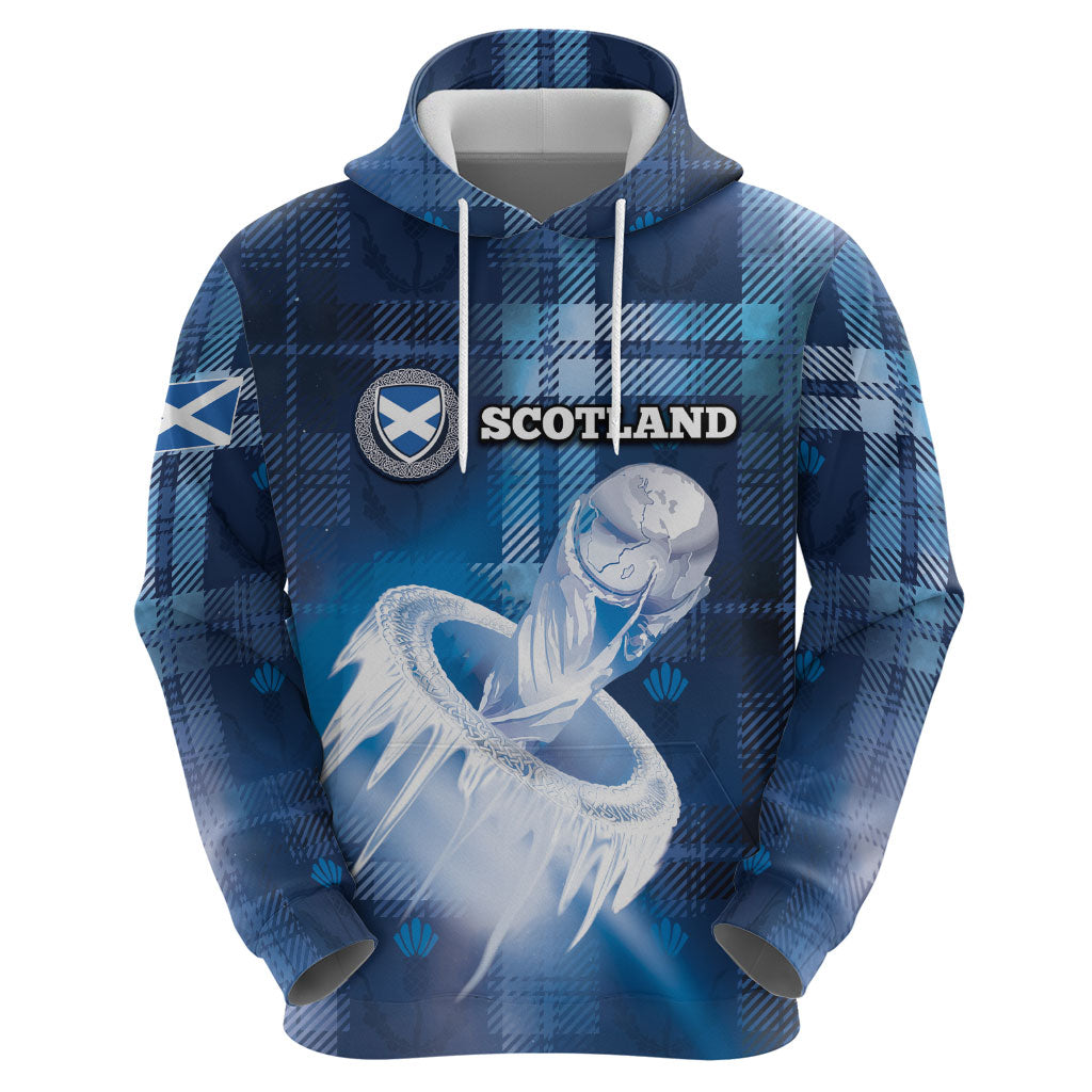 Custom Scotland Football Zip Hoodie Ice Hole Celtic Thistle Tartan Flower Patterns