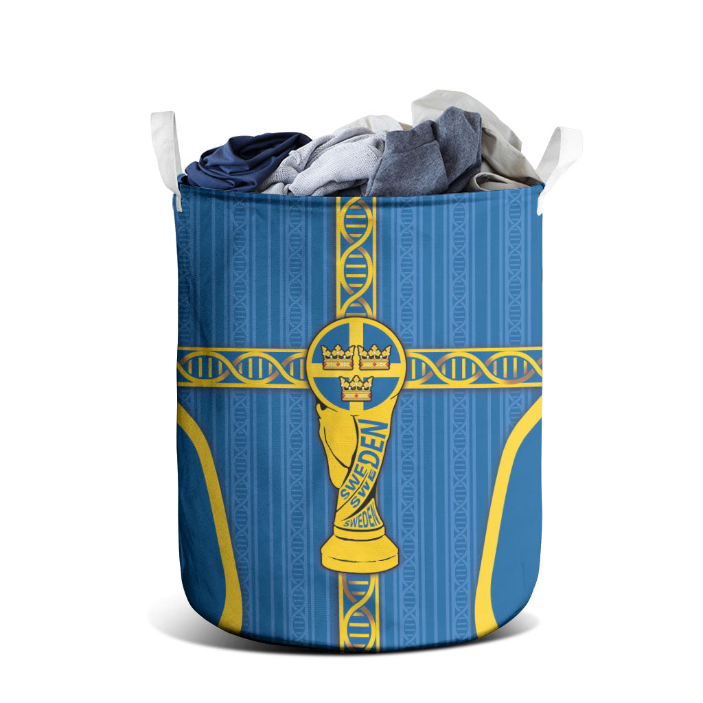 Sweden Football Laundry Basket Three Crowns Golden DNA Trophy