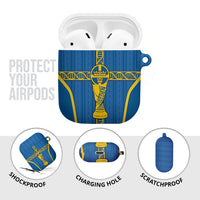 Sweden Football AirPods Case Three Crowns Golden DNA Trophy