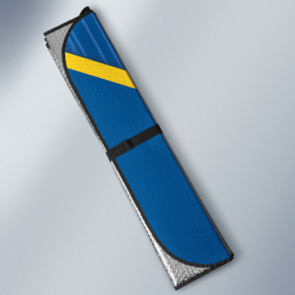 Sweden Football Auto Sun Shade Three Crowns Golden DNA Trophy