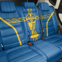 Sweden Football Back Car Seat Cover Three Crowns Golden DNA Trophy
