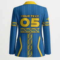 Custom Sweden Football Blazer Three Crowns Golden DNA Trophy