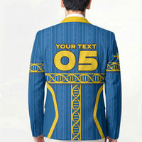 Custom Sweden Football Blazer Three Crowns Golden DNA Trophy