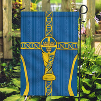 Sweden Football Garden Flag Three Crowns Golden DNA Trophy