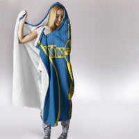 Sweden Football Hooded Blanket Three Crowns Golden DNA Trophy