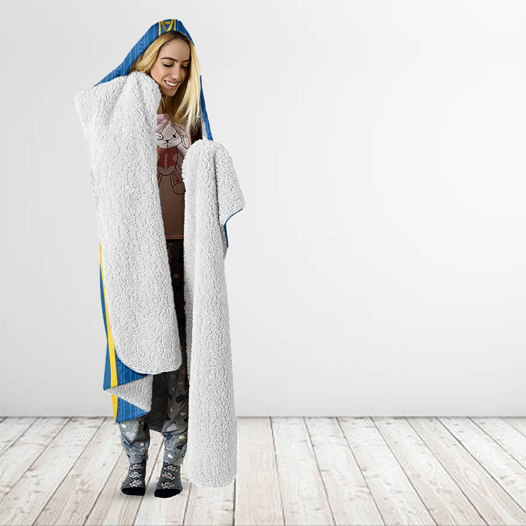 Sweden Football Hooded Blanket Three Crowns Golden DNA Trophy