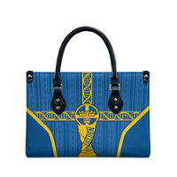 Sweden Football Leather Bag Three Crowns Golden DNA Trophy