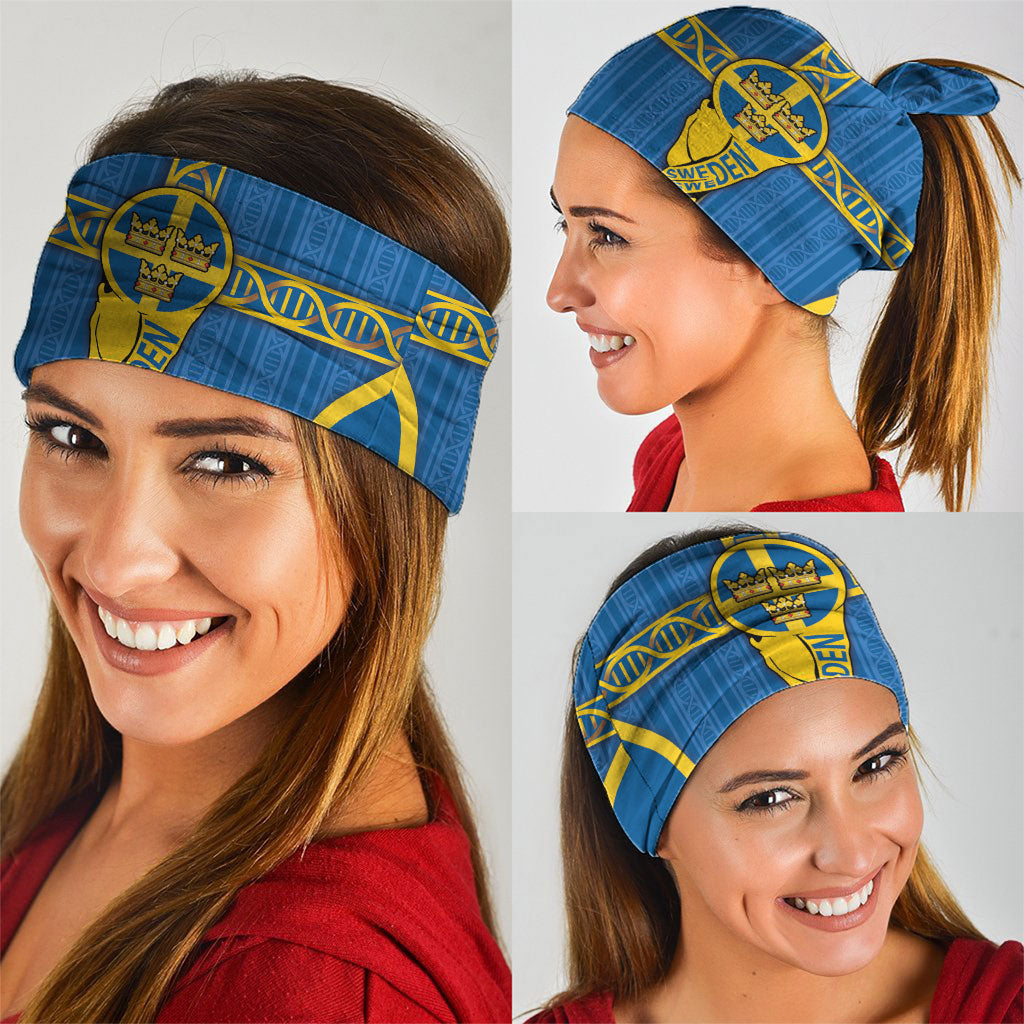Sweden Football Neck Gaiter Three Crowns Golden DNA Trophy