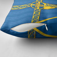 Sweden Football Pillow Cover Three Crowns Golden DNA Trophy