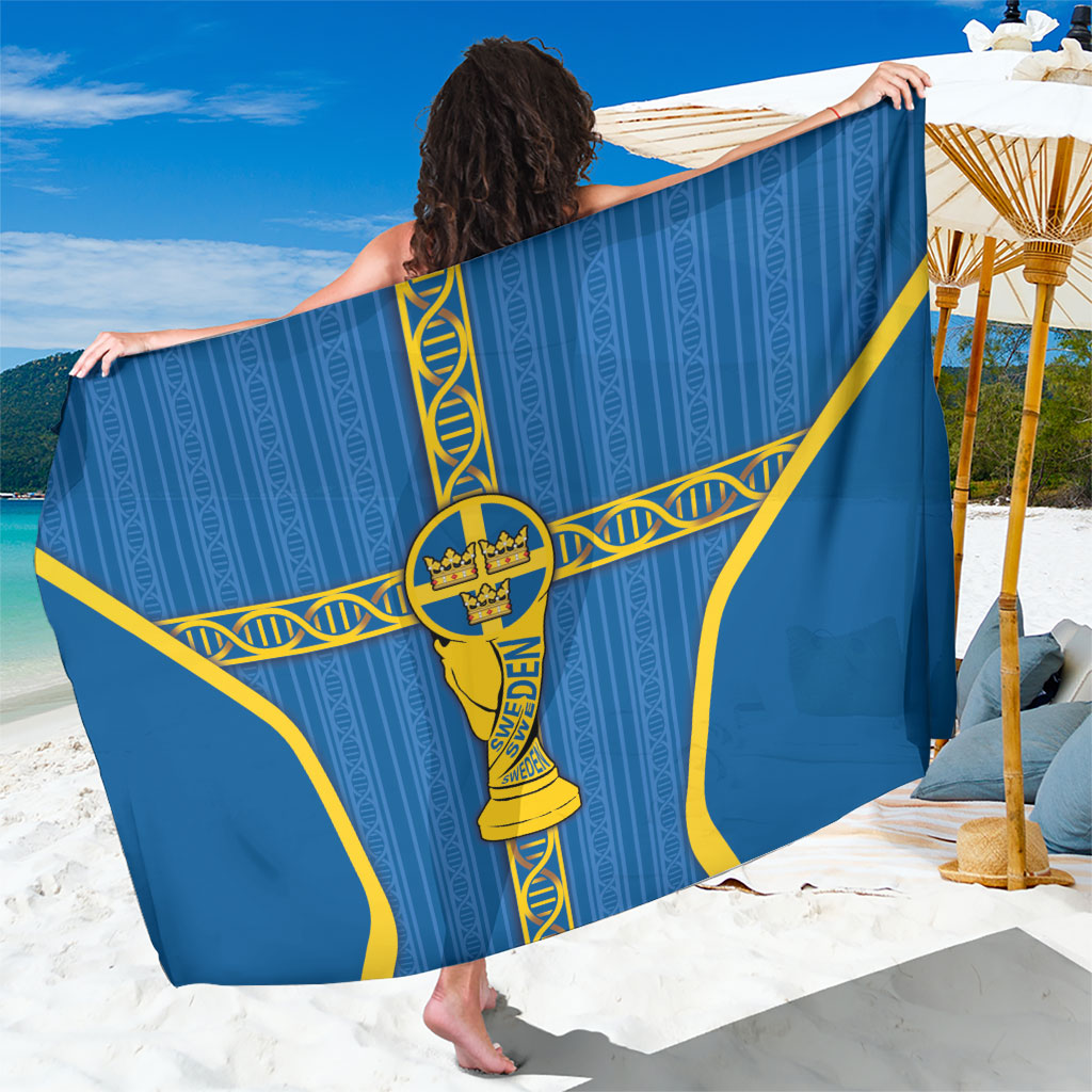 Sweden Football Sarong Three Crowns Golden DNA Trophy