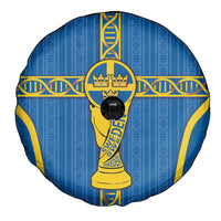 Sweden Football Spare Tire Cover Three Crowns Golden DNA Trophy