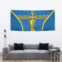 Sweden Football Tapestry Three Crowns Golden DNA Trophy