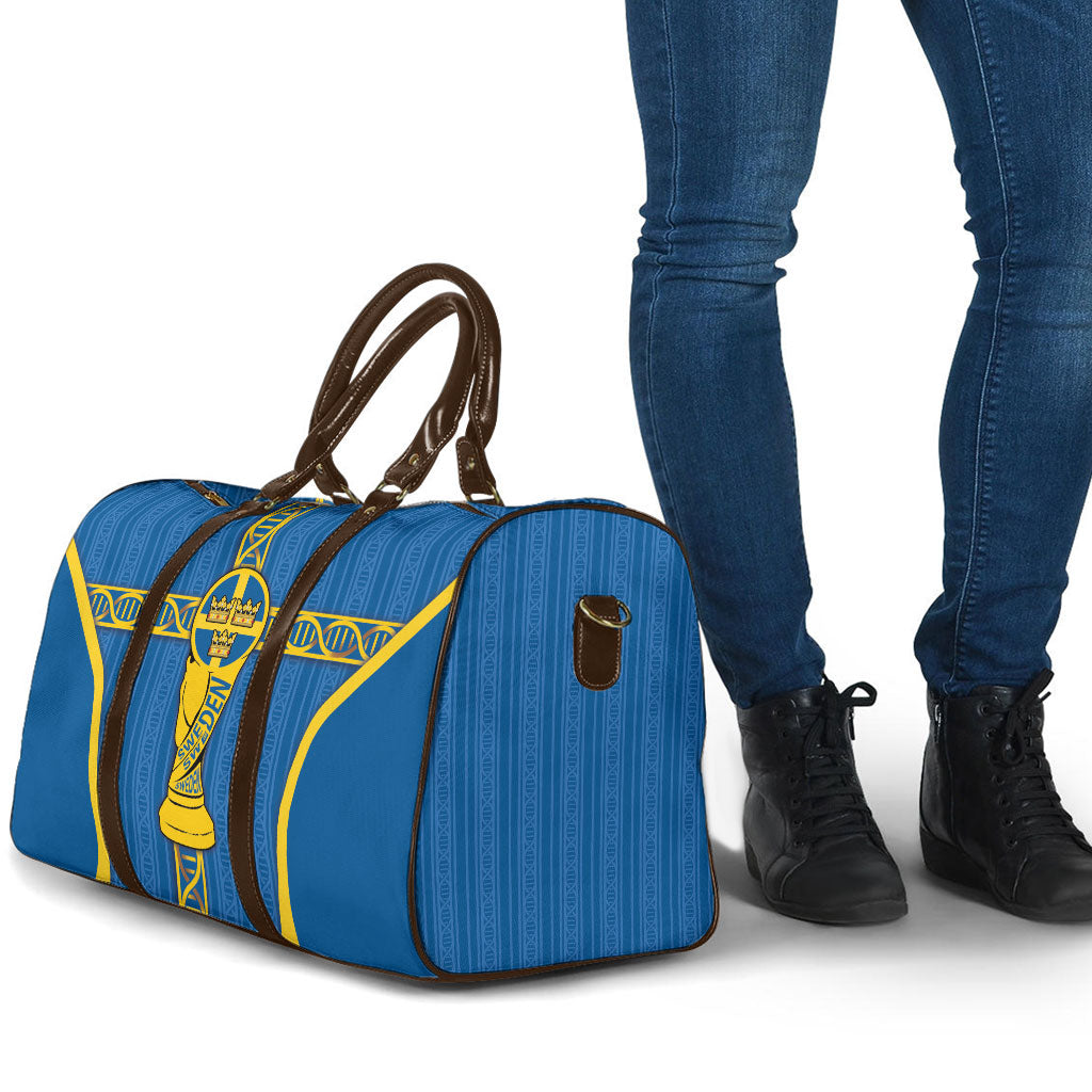 Sweden Football Travel Bag Three Crowns Golden DNA Trophy