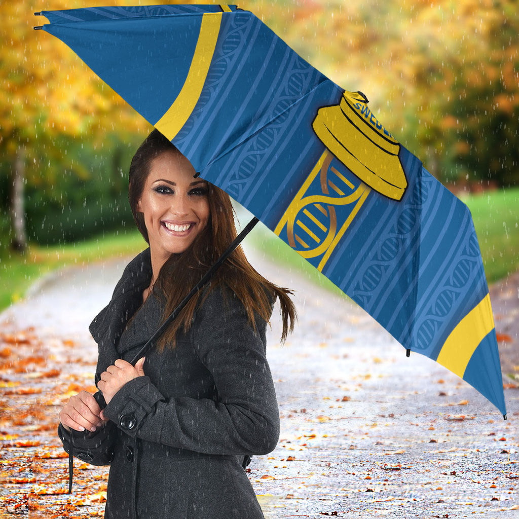 Sweden Football Umbrella Three Crowns Golden DNA Trophy