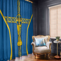 Sweden Football Window Curtain Three Crowns Golden DNA Trophy