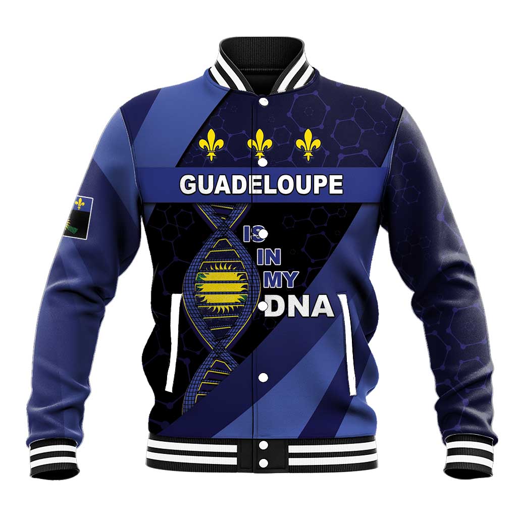 Guadeloupe Is In My DNA Baseball Jacket - Wonder Print Shop
