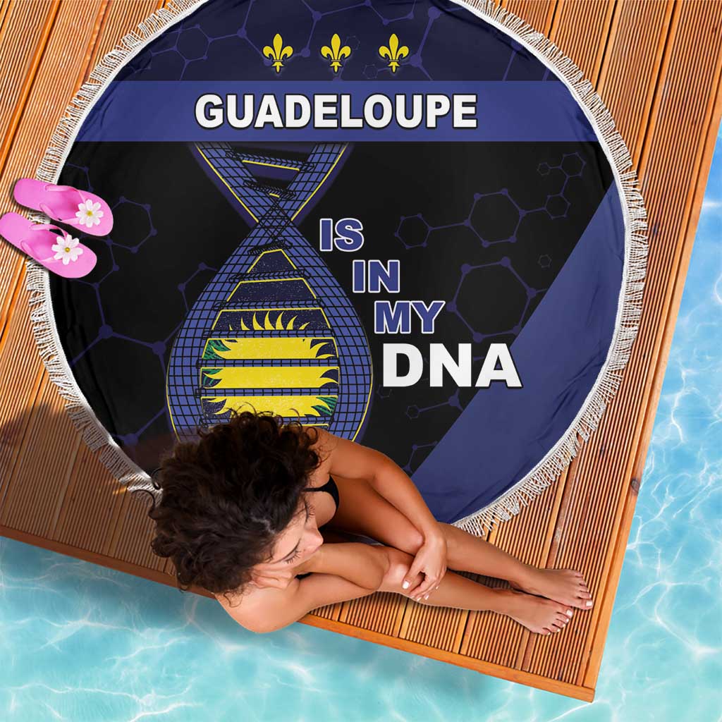 Guadeloupe Is In My DNA Beach Blanket - Wonder Print Shop