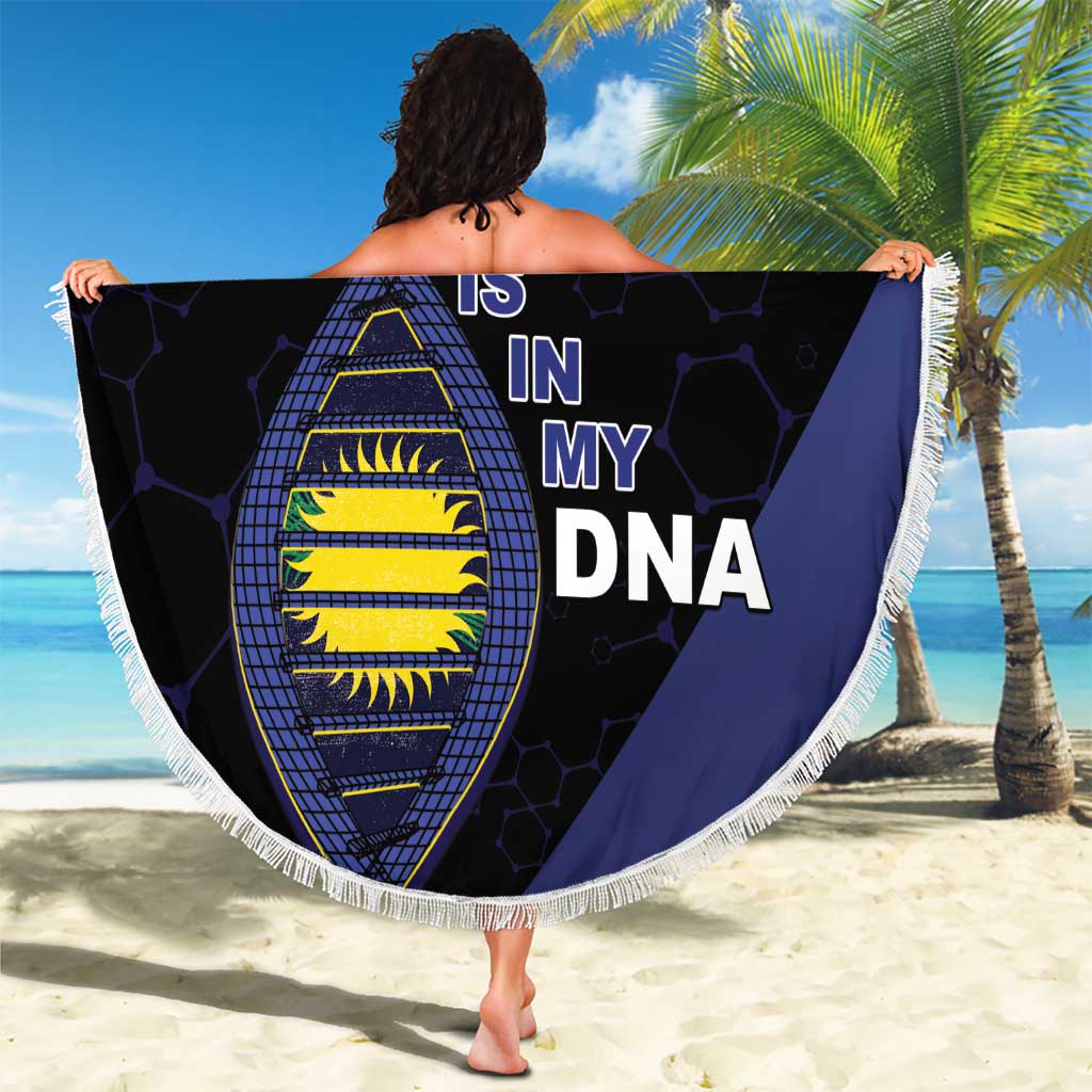 Guadeloupe Is In My DNA Beach Blanket - Wonder Print Shop