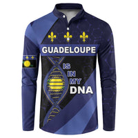 Guadeloupe Is In My DNA Button Sweatshirt - Wonder Print Shop