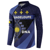 Guadeloupe Is In My DNA Button Sweatshirt - Wonder Print Shop