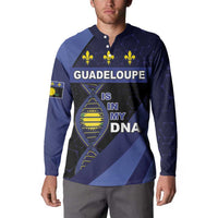 Guadeloupe Is In My DNA Button Sweatshirt - Wonder Print Shop