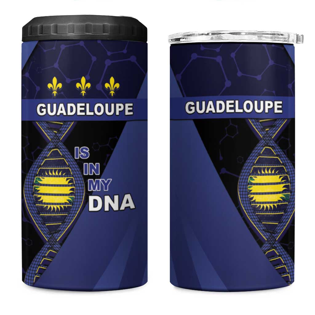 Guadeloupe Is In My DNA 4 in 1 Can Cooler Tumbler - Wonder Print Shop