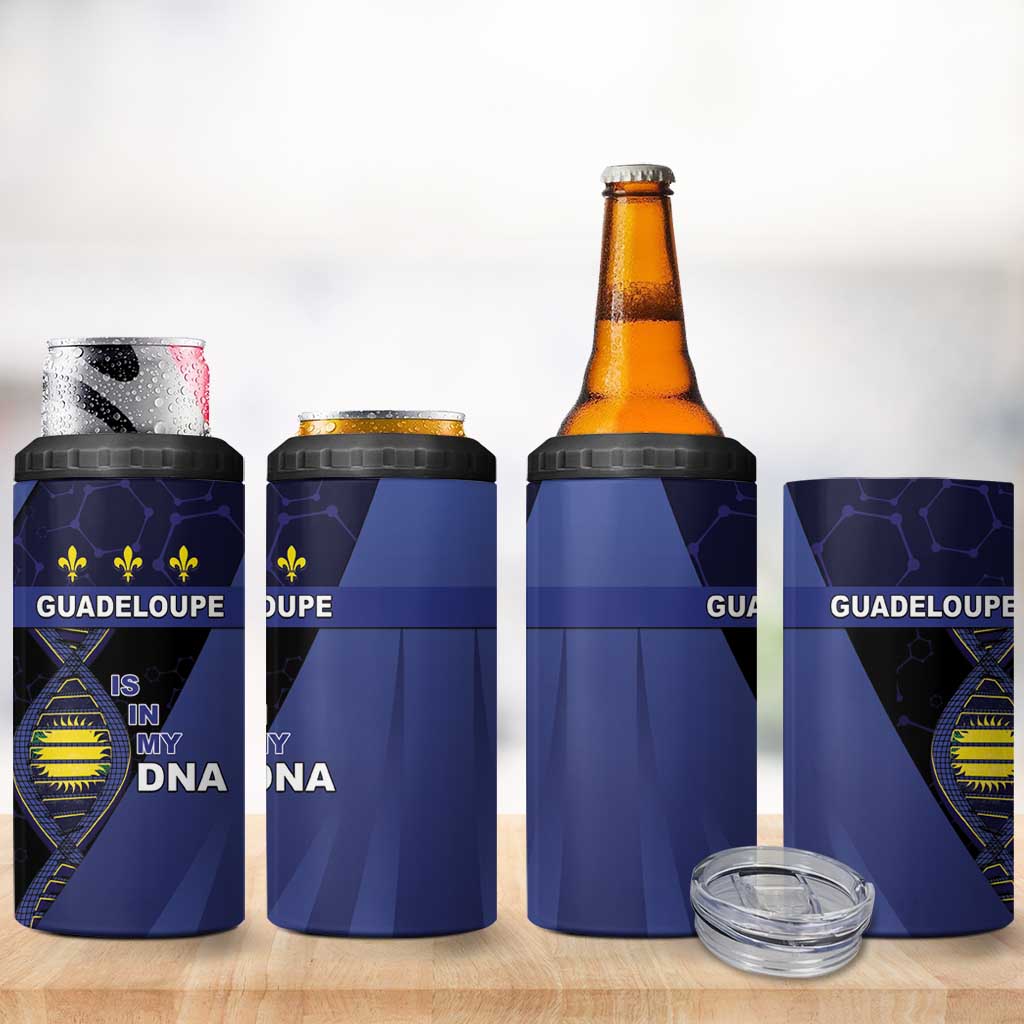 Guadeloupe Is In My DNA 4 in 1 Can Cooler Tumbler - Wonder Print Shop
