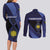 Guadeloupe Is In My DNA Couples Matching Long Sleeve Bodycon Dress and Long Sleeve Button Shirt - Wonder Print Shop
