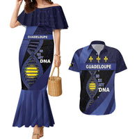 Guadeloupe Is In My DNA Couples Matching Mermaid Dress and Hawaiian Shirt - Wonder Print Shop