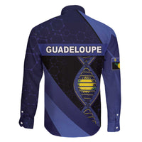 Guadeloupe Is In My DNA Family Matching Off The Shoulder Long Sleeve Dress and Hawaiian Shirt - Wonder Print Shop