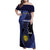 Guadeloupe Is In My DNA Family Matching Off Shoulder Maxi Dress and Hawaiian Shirt - Wonder Print Shop