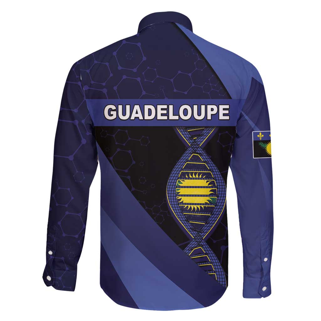 Guadeloupe Is In My DNA Family Matching Off Shoulder Short Dress and Hawaiian Shirt - Wonder Print Shop