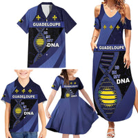 Guadeloupe Is In My DNA Family Matching Summer Maxi Dress and Hawaiian Shirt - Wonder Print Shop