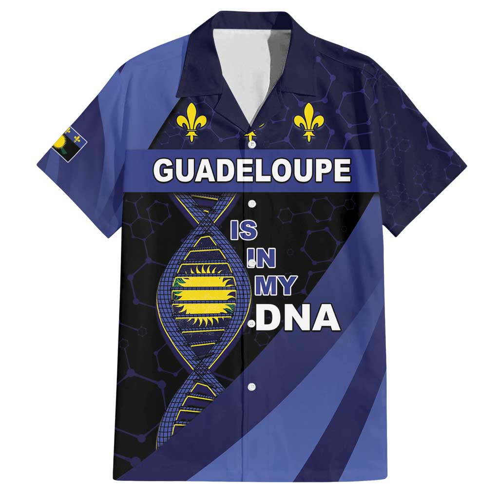 Guadeloupe Is In My DNA Family Matching Tank Maxi Dress and Hawaiian Shirt - Wonder Print Shop