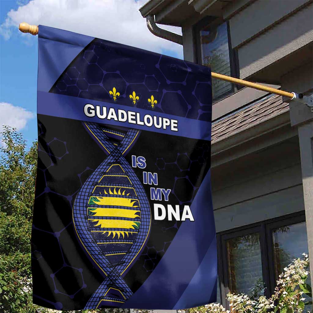 Guadeloupe Is In My DNA Garden Flag - Wonder Print Shop