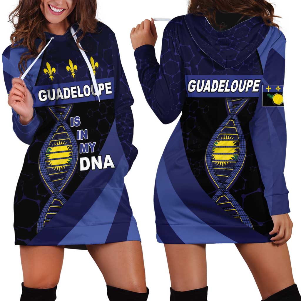 Guadeloupe Is In My DNA Hoodie Dress - Wonder Print Shop