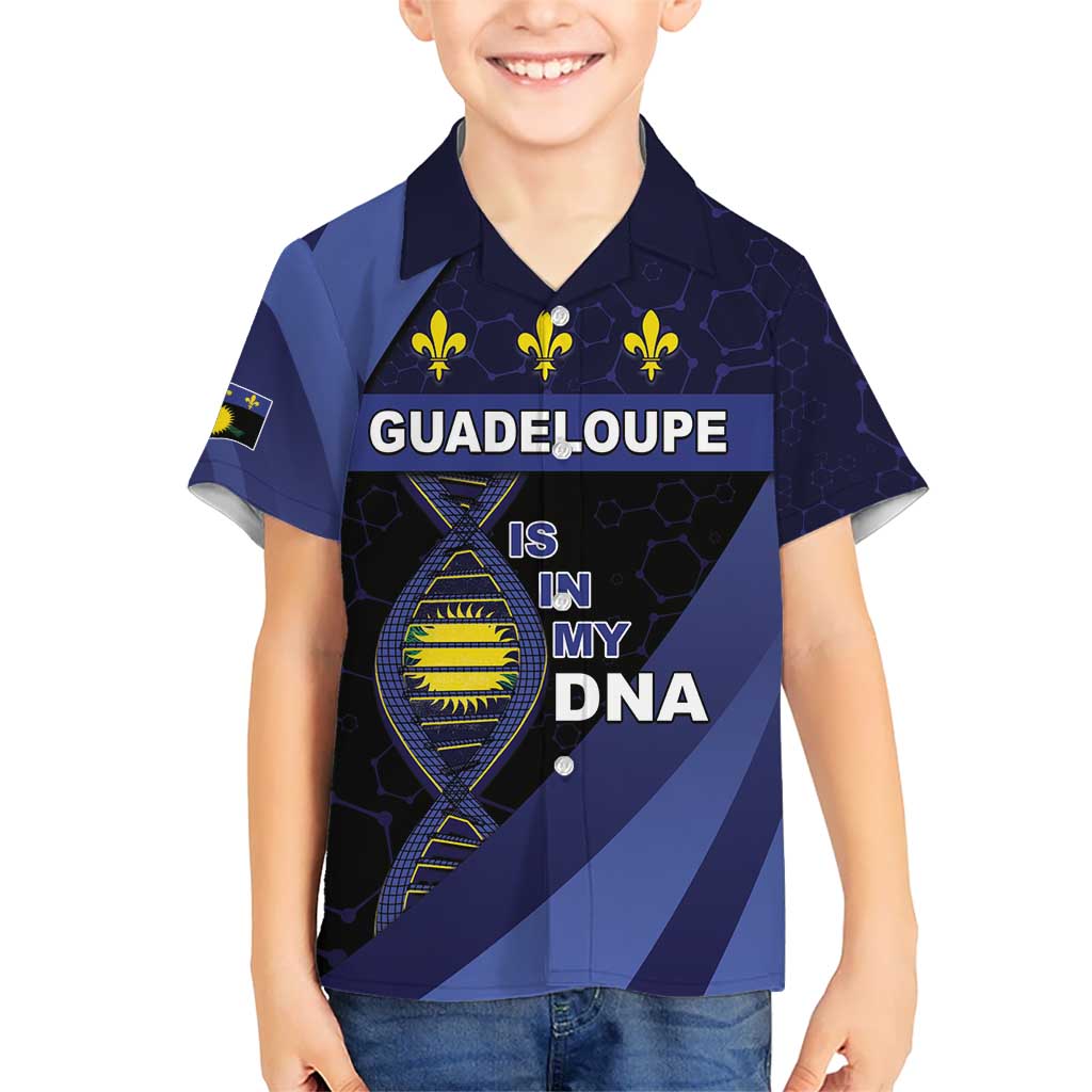 Guadeloupe Is In My DNA Kid Hawaiian Shirt - Wonder Print Shop